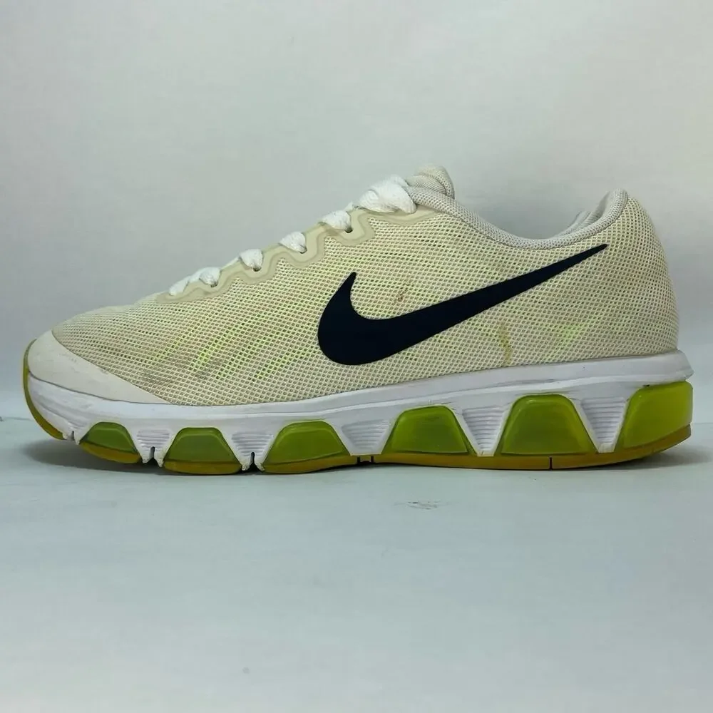 NIKE AIR MAX “Tailwind 6” White/Green Running Shoes Womens Size 8